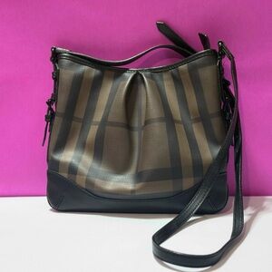 Burberry Black and Brown Crossbody Bag